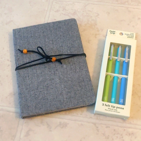 New! 1 ruled journal and 1 pack of felt tip black ink fine point (0.5mm)… - Picture 11 of 11